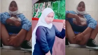 Viral Daun Masih Muda SM_P Tiktoker Hijab Part3